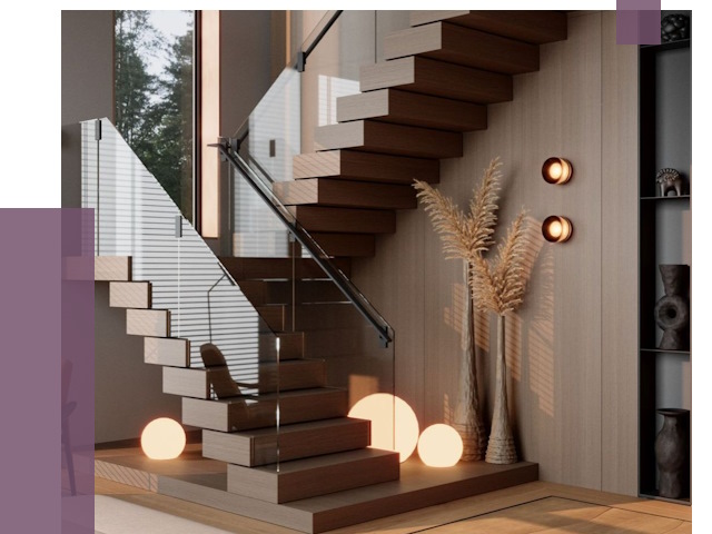 Изготовление и монтаж лестниц в Усинске от 87023 руб. | ПРОЛЁТ-Снс