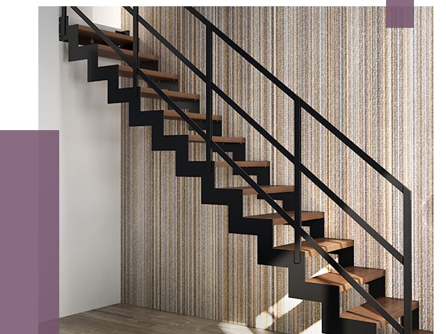 Изготовление металлических лестниц в Усинске от 48631 руб. | ПРОЛЁТ-Снс