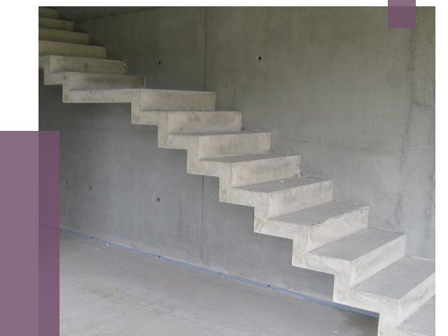 Бетонные лестницы в Усинске от 18940 руб. под ключ | ПРОЛЁТ-Снс