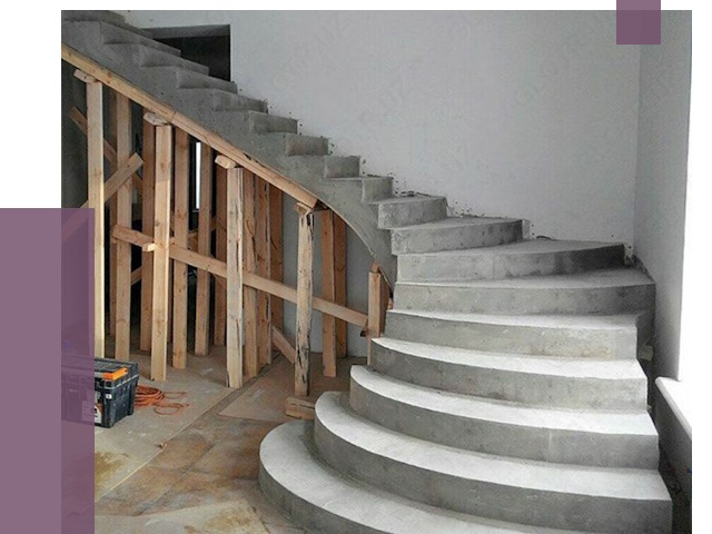 Изготовление бетонных лестниц под ключ в Усинске от 19964 руб. | ПРОЛЁТ-Снс
