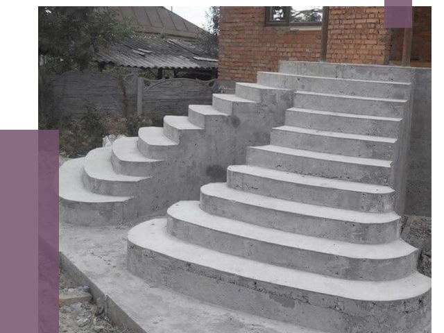 Монтаж бетонных лестниц в Усинске от 4300 руб. 