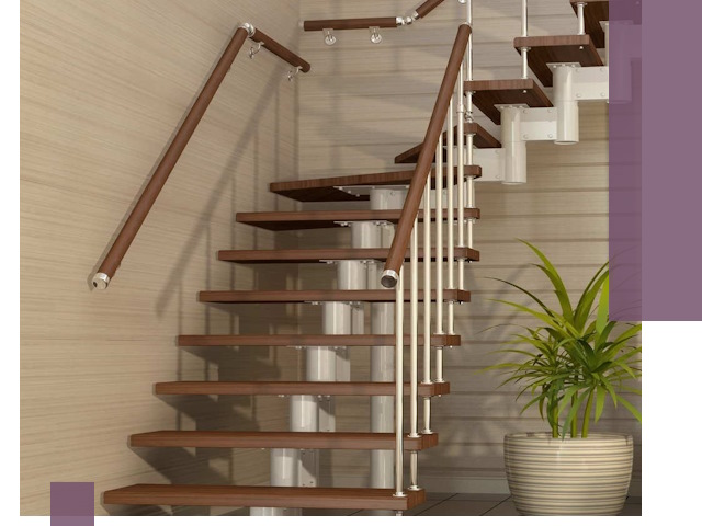 Изготовление модульных лестниц под ключ в Усинске