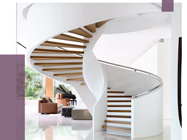 Винтовые лестницы в Усинске под ключ от 48631 руб. | ПРОЛЁТ-Снс