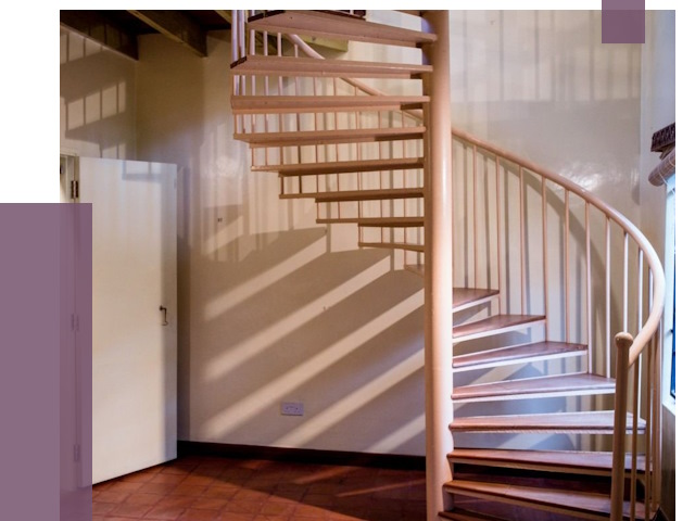 Изготовление винтовых лестниц на заказ в Усинске от 76273 руб. | ПРОЛЁТ-Снс