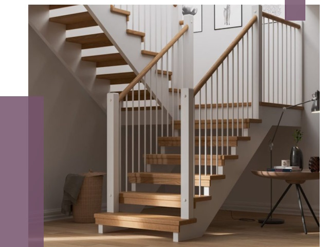 Маршевые лестницы в Усинске от 38137 руб. — монтаж | ПРОЛЁТ-Снс