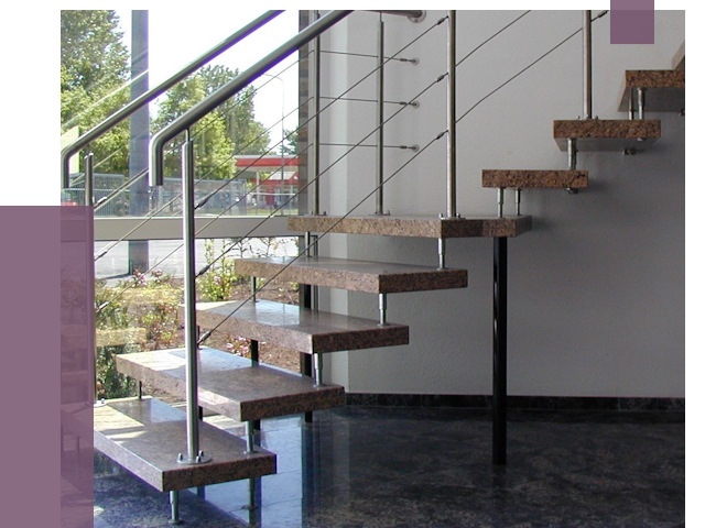 Лестницы на больцах в Усинске от 7986 руб. под ключ | ПРОЛЁТ-Снс