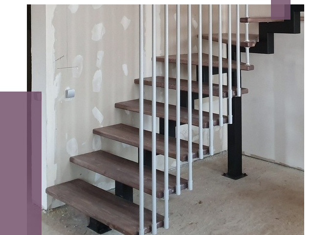 Монтаж лестниц на больцах в Усинске от 8395 руб. — надежно| ПРОЛЁТ-Снс