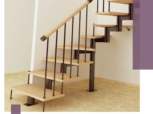 Монтаж лестниц на больцах в Усинске — быстро и надежно