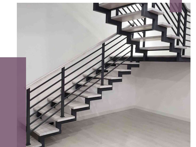 Лестницы на металлокаркасе под ключ в Усинске от 12798 руб. | ПРОЛЁТ-Снс