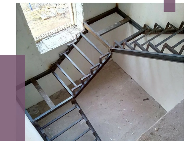 Монтаж лестниц на металлокаркасе в Усинске от 12798 руб. — ПРОЛЁТ-Снс