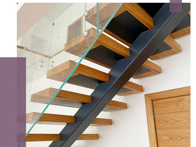 Лестницы на монокосоуре в Усинске от 18940 руб. под ключ | ПРОЛЁТ-Снс