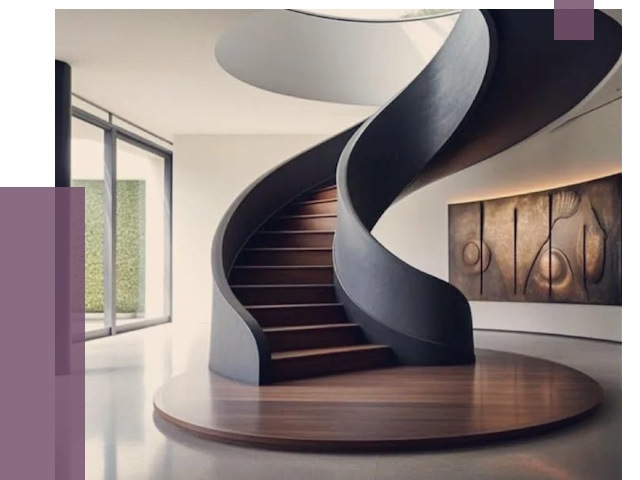Элитные лестницы под заказ в Усинске от 189403 руб. — ПРОЛЁТ-Снс