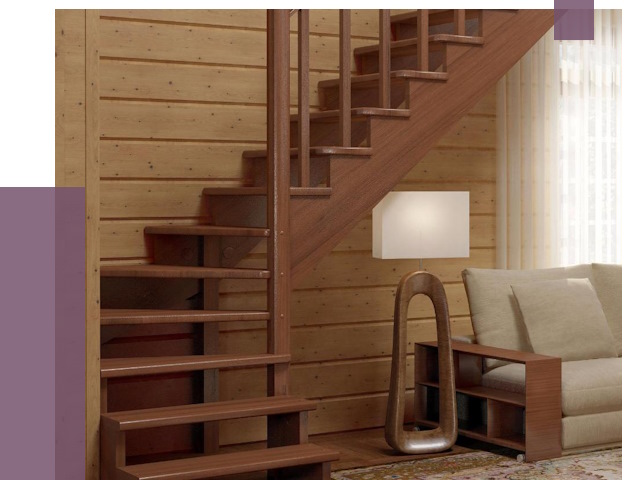 Лестницы эконом класса в Усинске от 18275 руб. бюджетные решения