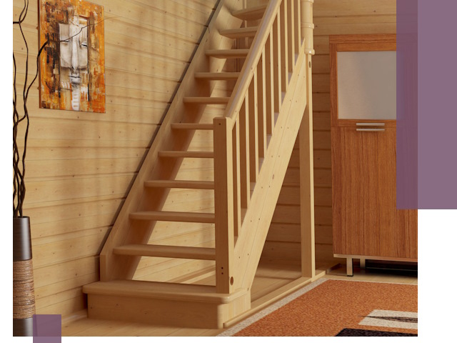 Лестницы эконом класса под ключ в Усинске — недорого и быстро