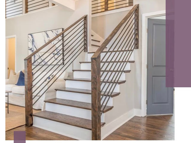 Лестницы для коттеджа под ключ в Усинске — изготовление и монтаж