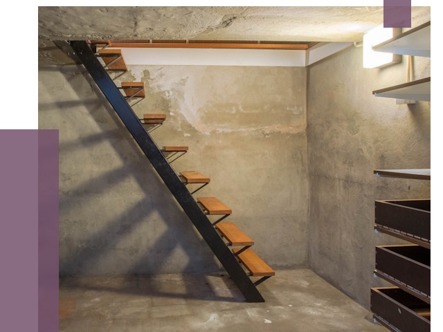 Лестницы в подвал в Усинске от 13156 руб. — монтаж | ПРОЛЁТ-Снс