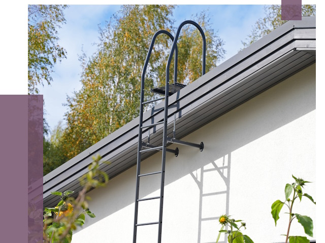 Лестницы на крышу в Усинске от 19145 руб. — монтаж и монтаж ПРОЛЁТ-Снс