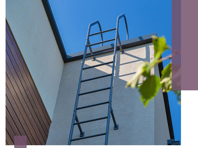 Лестницы на крышу в Усинске — изготовление, монтаж, демонтаж