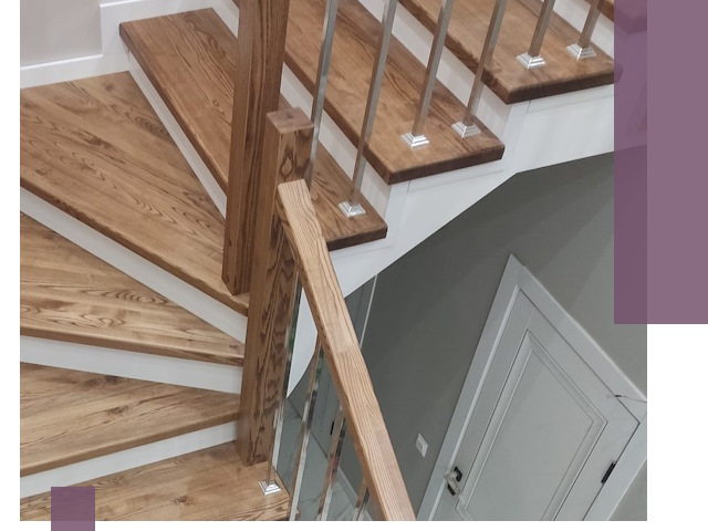 Обшивка металлических лестниц под ключ в Усинске