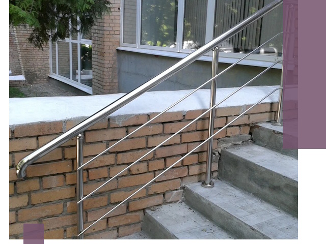 Перила из нержавеющей стали высокого качества в Усинске