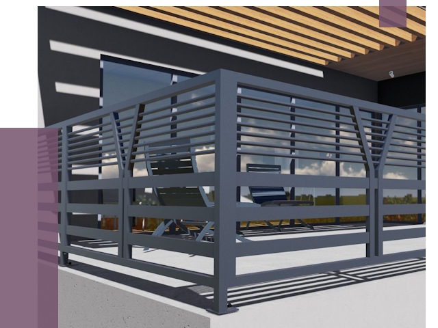 Изготовление балконных ограждений в Усинске от 10750 руб. | ПРОЛЁТ-Снс