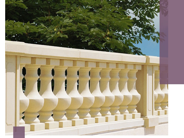 Установка балюстрады в Усинске: изготовление и монтаж под ключ