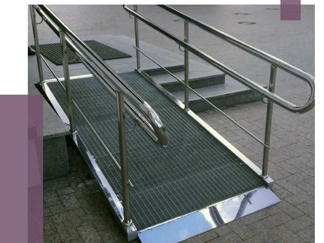 Монтаж пандусов для инвалидов в Усинске от 8620 руб. под ключ | ПРОЛЁТ-Снс