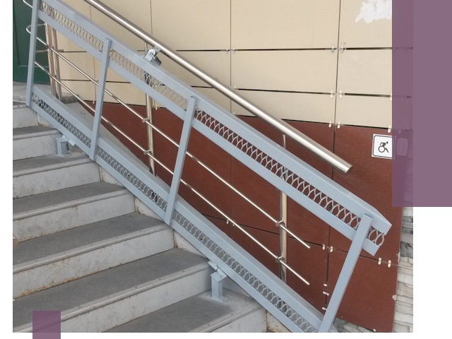 Изготовление откидных пандусов под ключ в Усинске