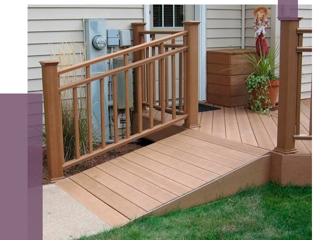 Пандус на крыльцо в Усинске под ключ от 7781 руб. 