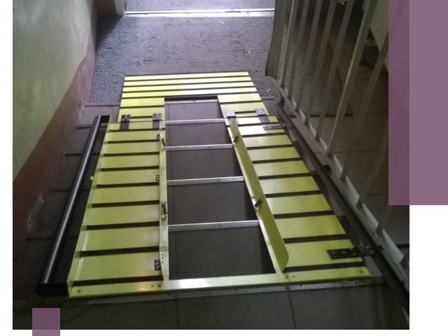 Профессиональный монтаж пандуса в подъезд в Усинске