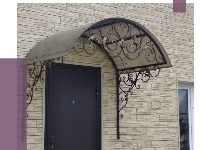 Ремонт козырьков в Усинске от 7423 руб. | ПРОЛЁТ-Снс