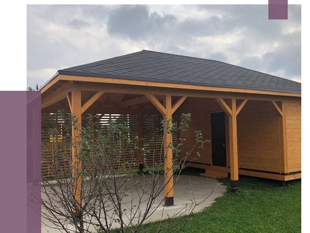 Навесы под ключ в Усинске от 48375 руб.  | ПРОЛЁТ-Снс