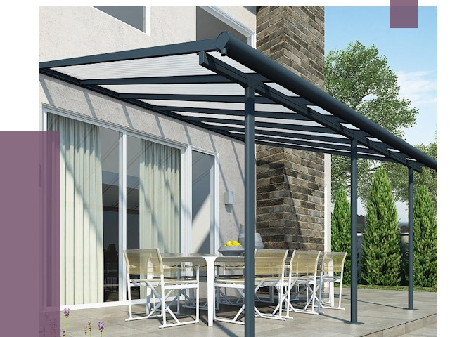 Навесы пристенные в Усинске от 9112 руб. — монтаж и установка | ПРОЛЁТ-Снс