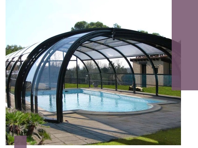 Навесы для бассейна в Усинске: изготовление и монтаж под ключ