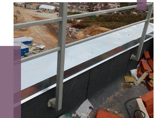 Монтаж парапетов в Усинске от 4300 руб.  | ПРОЛЁТ-Снс