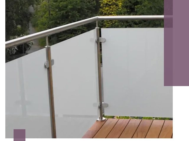 Алюминиевые парапеты для балконов и террас в Усинске