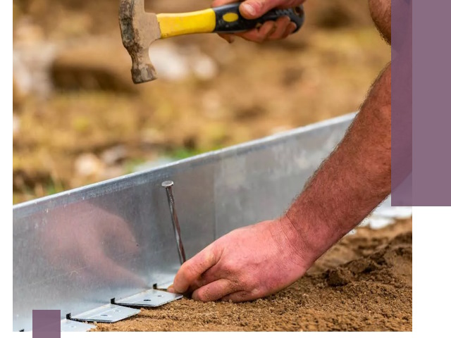 Монтаж металлических бордюров в Усинске быстро и качественно