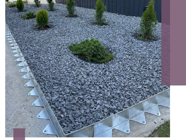 Оцинкованные металлические бордюры под заказ в Усинске