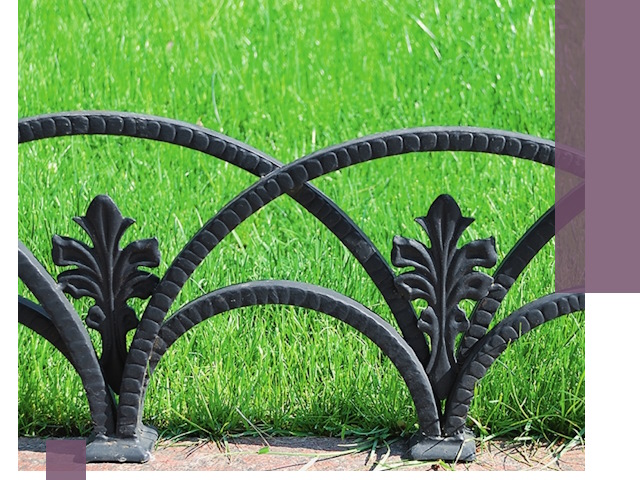 Декоративные металлические бордюры под ключ в Усинске