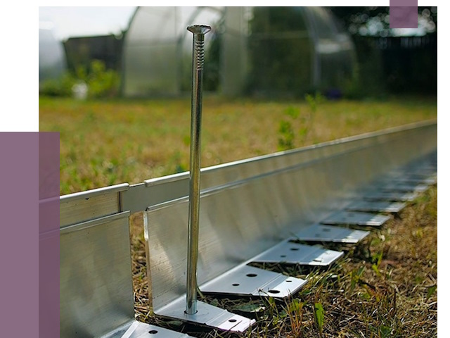 Металлические бордюры для газона в Усинске от 4300 руб. | ПРОЛЁТ-Снс