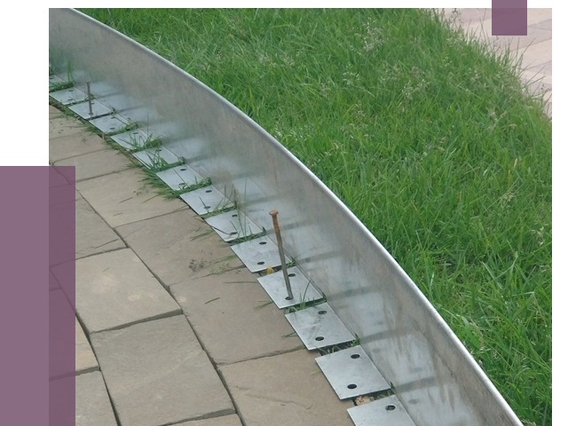 Металлические бордюры для тротуаров в Усинске от 8702 руб.