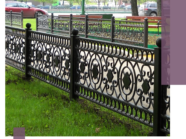 Секционные газонные ограждения под ключ в Усинске