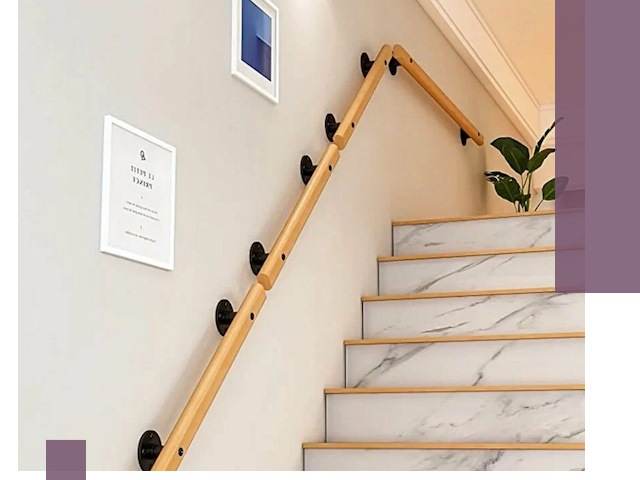 Поручни металлические и деревянные под ключ в Усинске