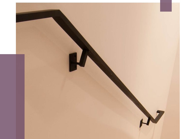 Монтаж пристенных поручней в Усинске от 3583 руб. 